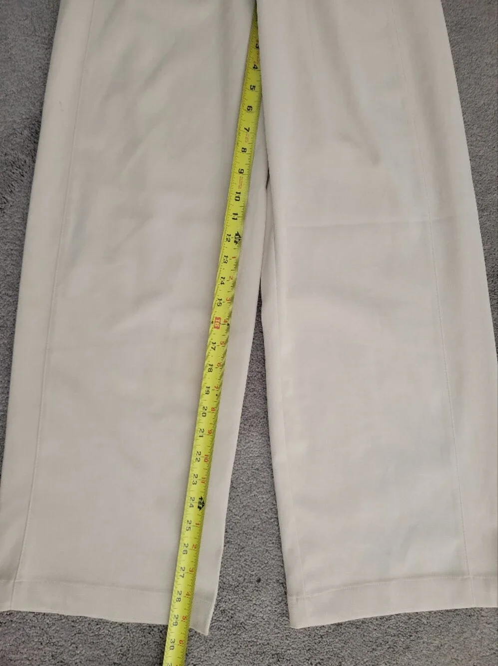 ZARA Beige Linen Blend Wide Leg Pants Drawstock Elastic Waist Cream XS (fit S)